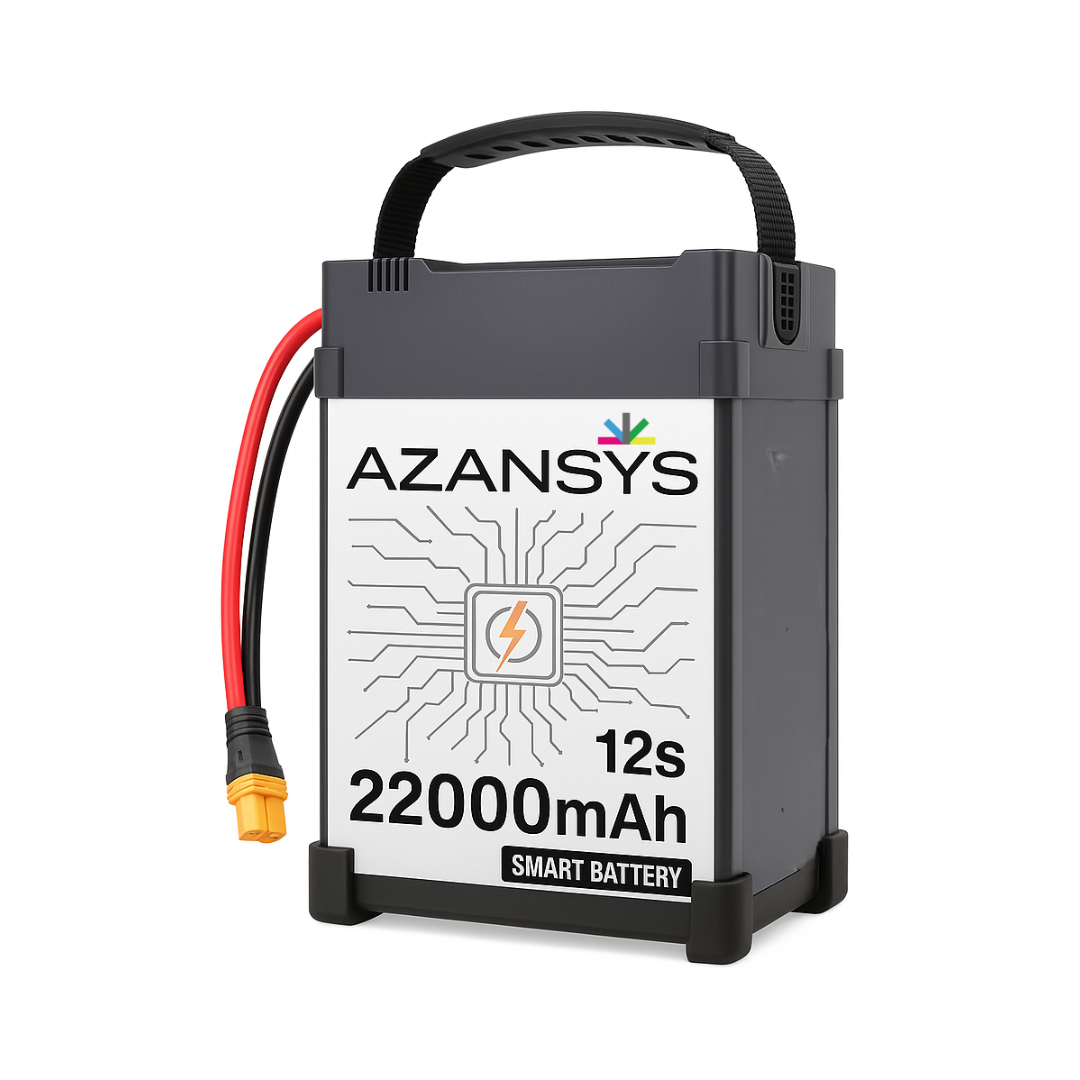 12S LiPo drone battery — 44.4 V 16000–22000 mAh