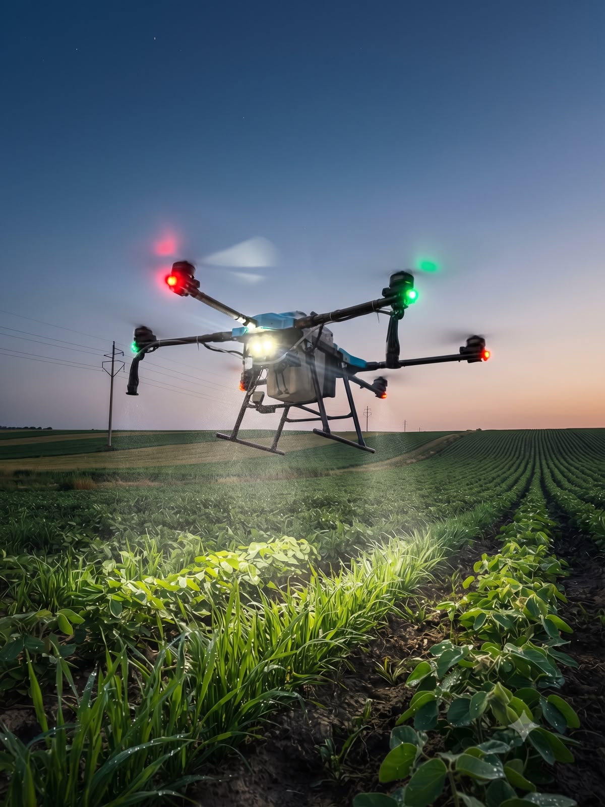 How Agriculture Drones Support Precision Farming at Night