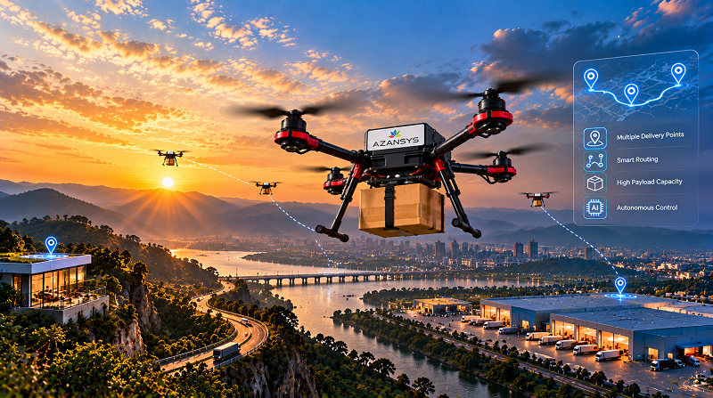 Advanced delivery drone