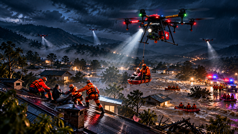 Search operations over difficult terrain