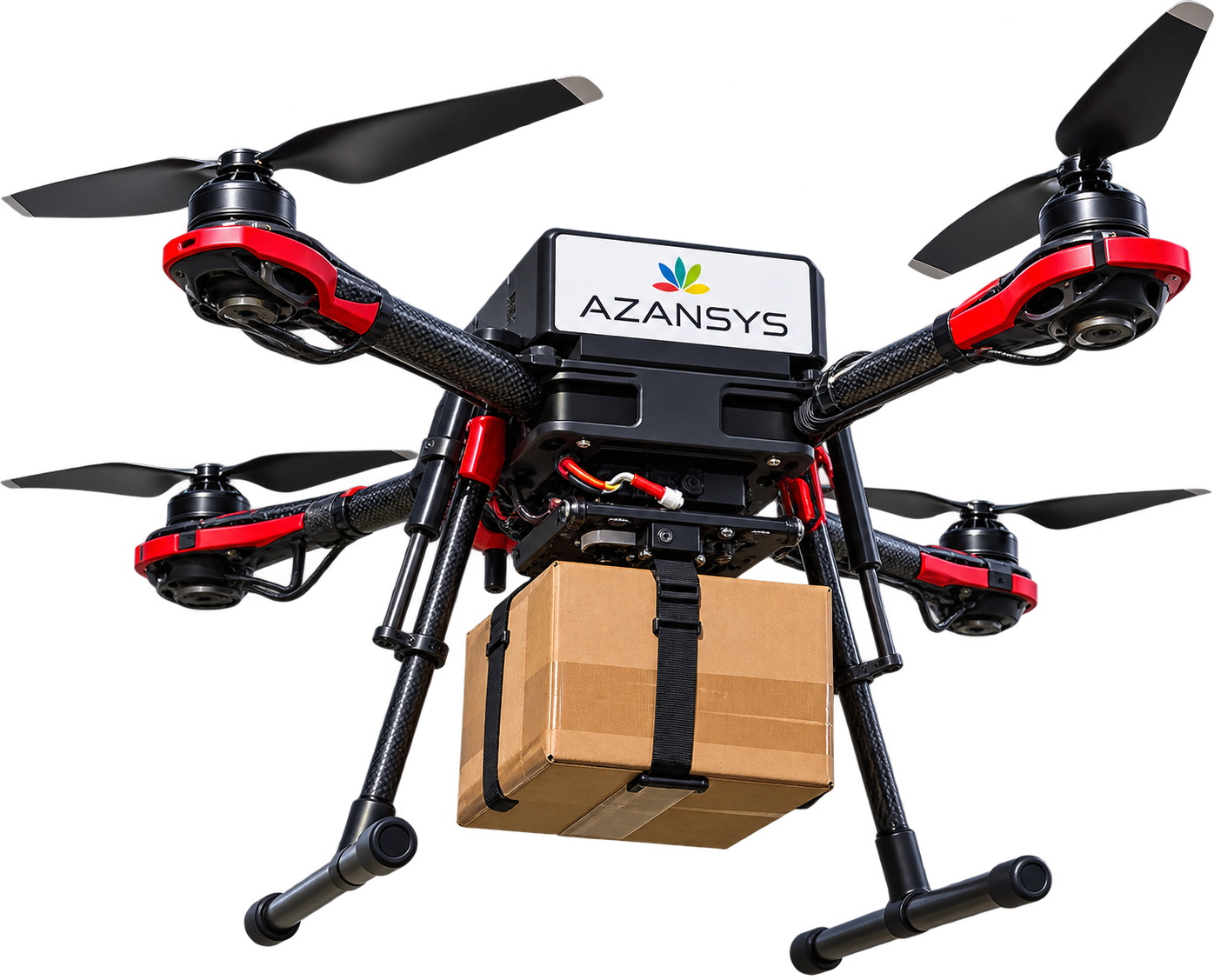 AZANSYS logistics drone in flight